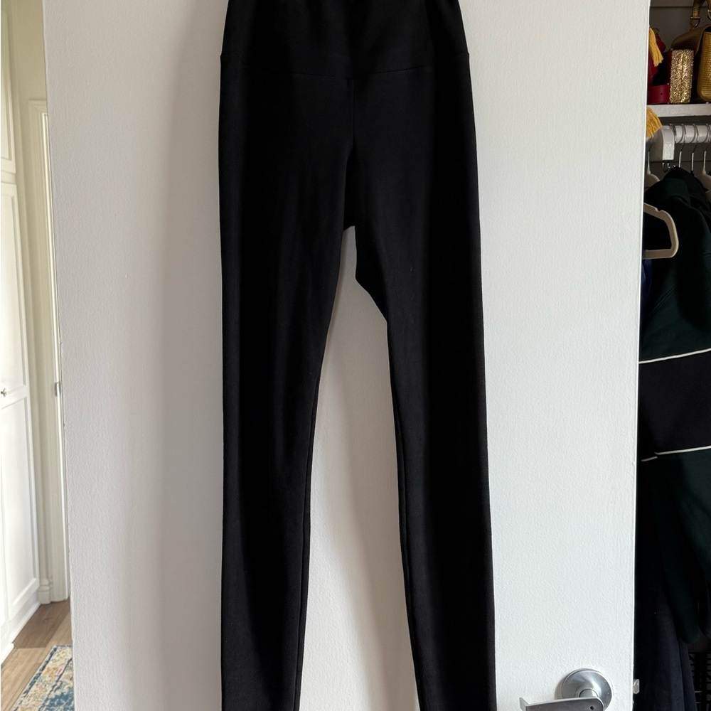 Aritzia Wilfred Free Daria Black High-Rise Vegan Suede Leggings - Picture 2 of 6